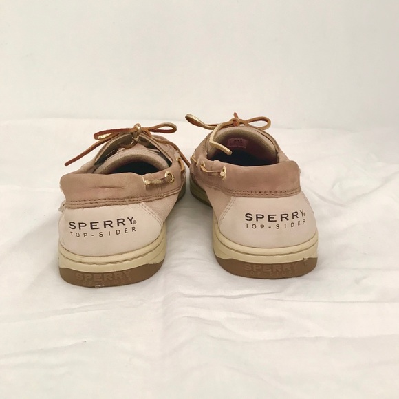 Sperry Top-Sider Gold Metallic Boat Shoe - Picture 4 of 4